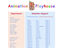Tablet Screenshot of animationplayhouse.com